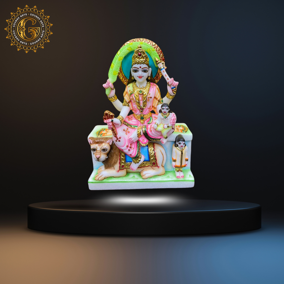 Marble Ambika Maa Statue
