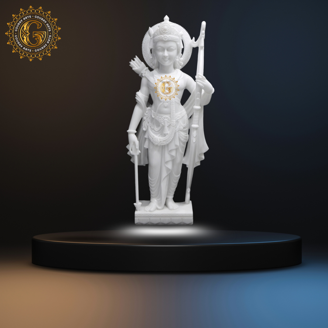 White Marble Shree Ram Statue