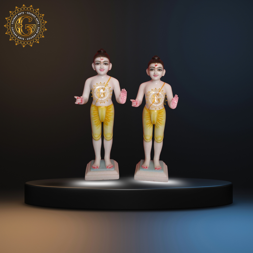 White Marble Swami Narayan Statue