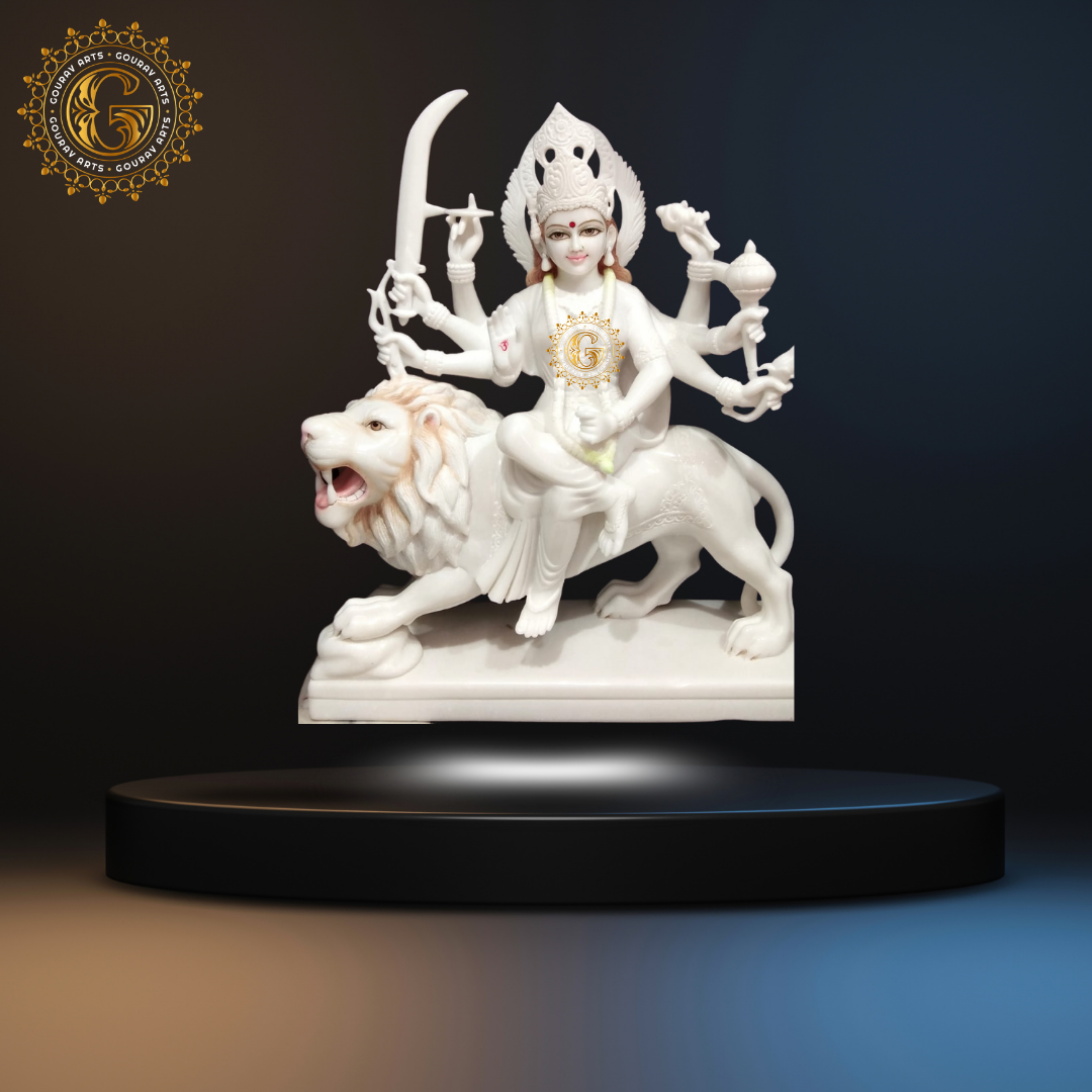Marble Ambe Maa Statue