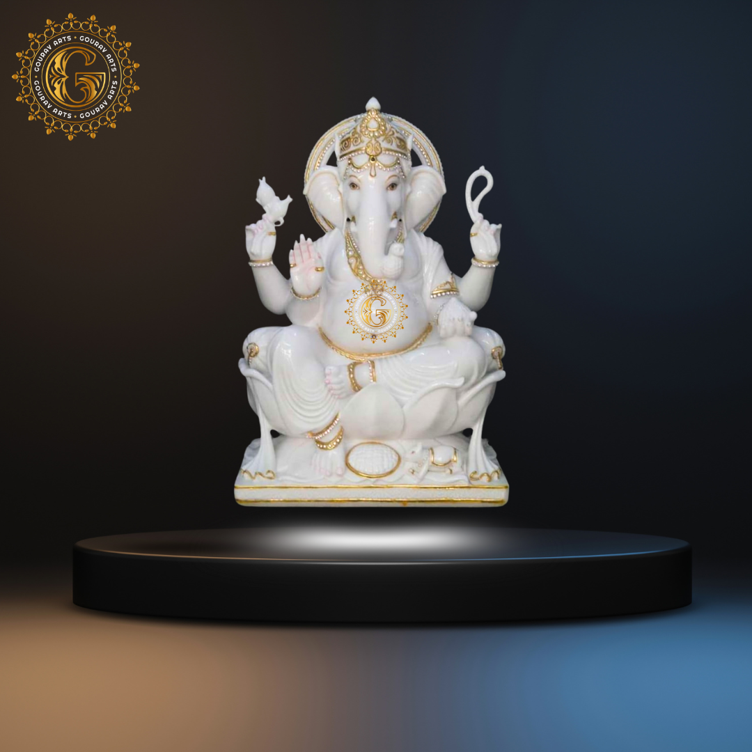 Ganpati Ji Marble Statue