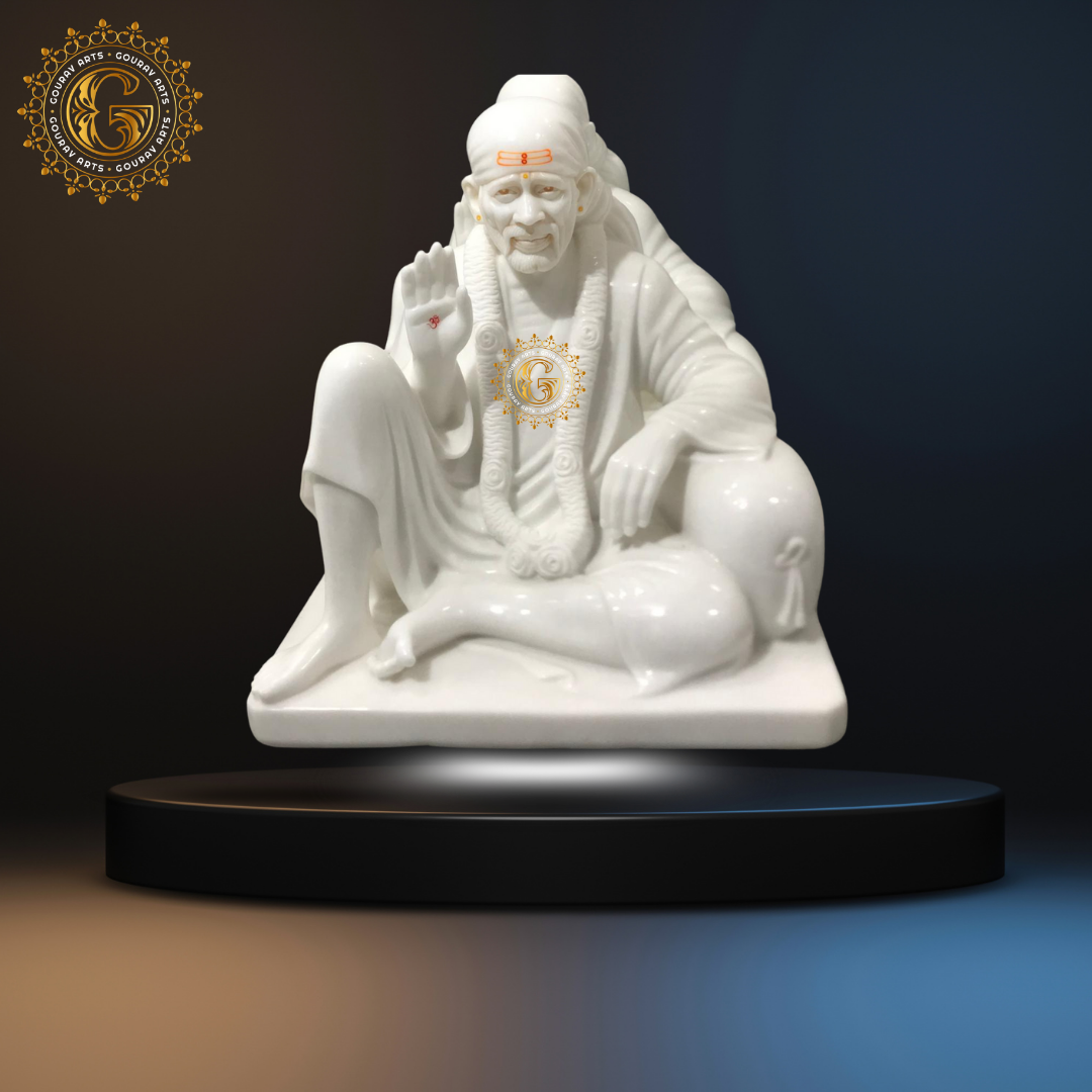 Dwarkamai Sai Baba Marble Statue