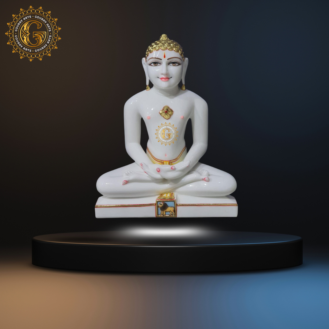 Marble Mahaveer Swami Statue