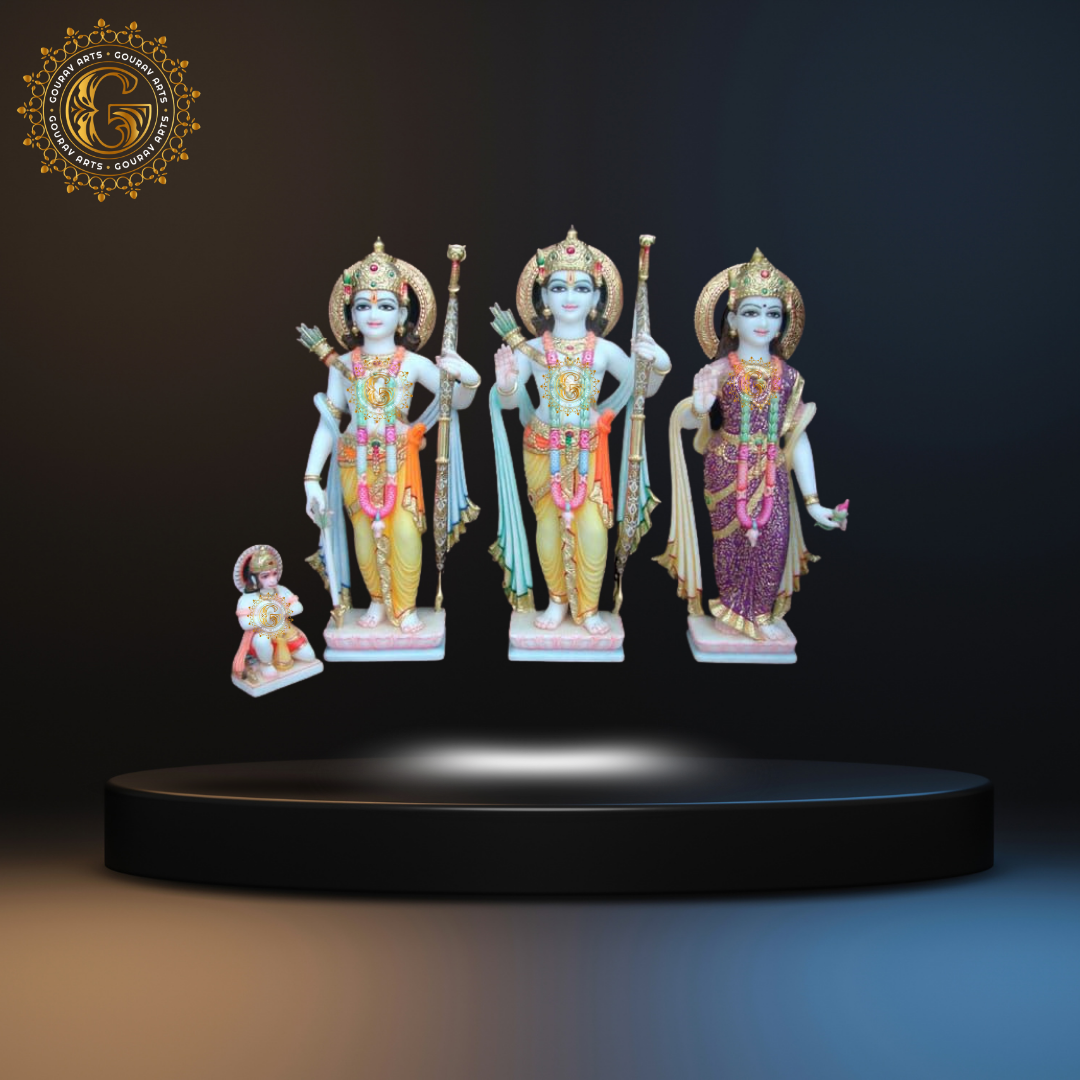 Pure White Marble Ram Priwar 