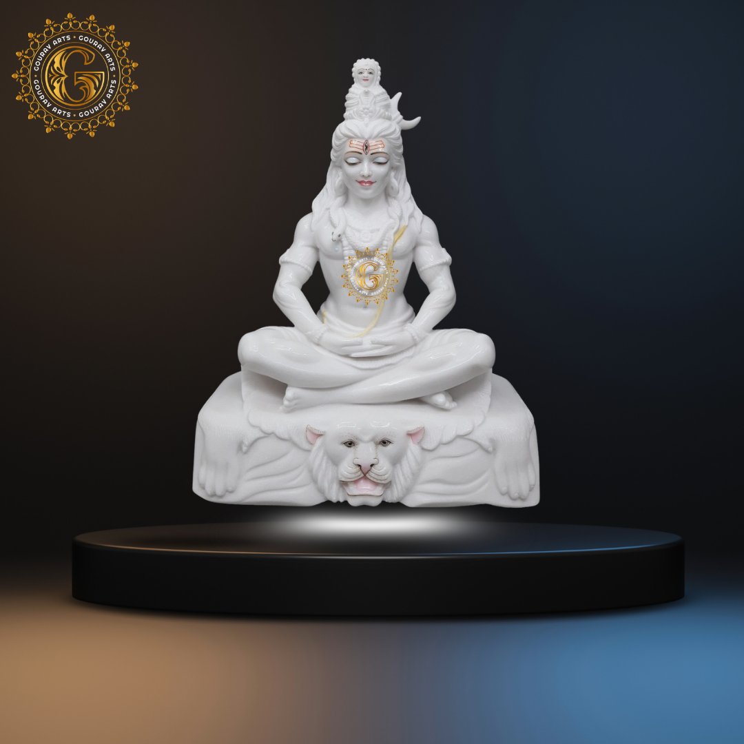 8Shiv Marble Statue